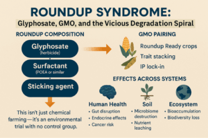 Roundup Syndrome Glyphosate, GMO, and the Vicious Degradation Spiral