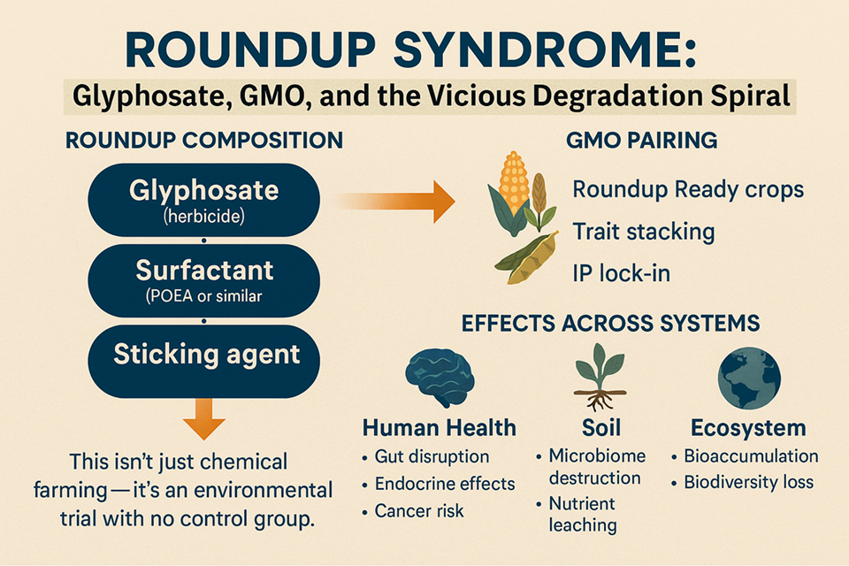 Roundup Syndrome Glyphosate, GMO, and the Vicious Degradation Spiral