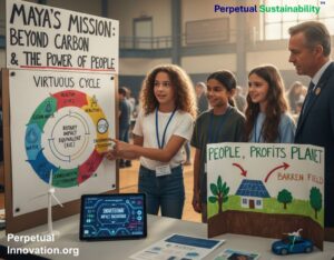 Human-centric sustainability illustrated by a student-led net zero science project exploring people-first solutions beyond carbon.